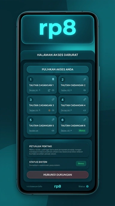 Tampilan link alternatif rp8